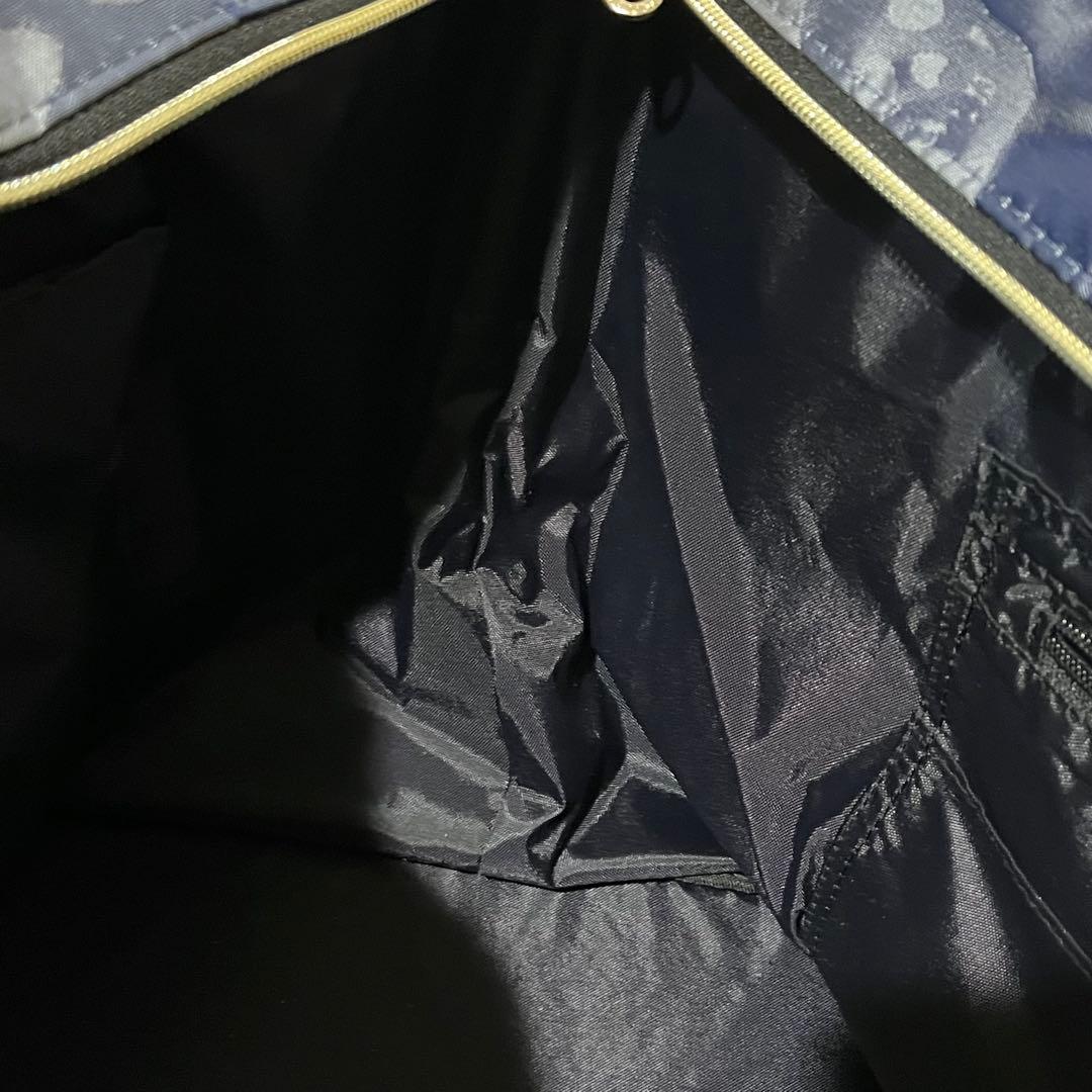 未使用級✨MARK&LONA トートバッグ　2way 迷彩　スカル　ネイビー