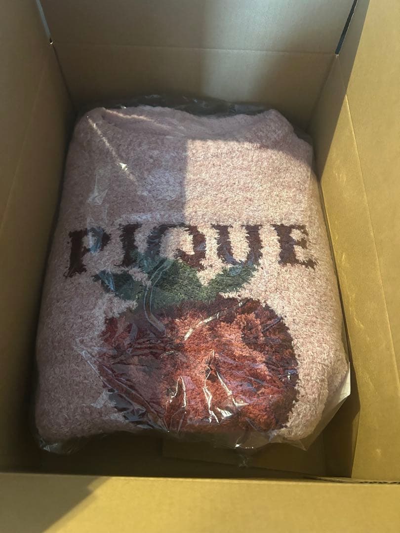 【新品】ジェラートピケ メランジストロベリージャガードプルオーバー