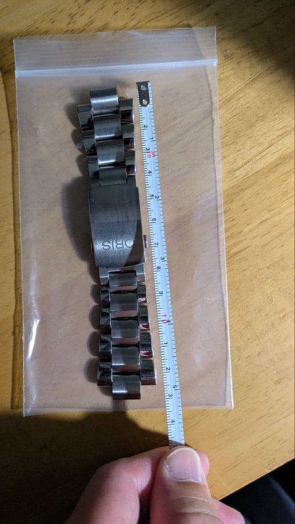 ORISアクイス　 ステンレススチールブレスレット