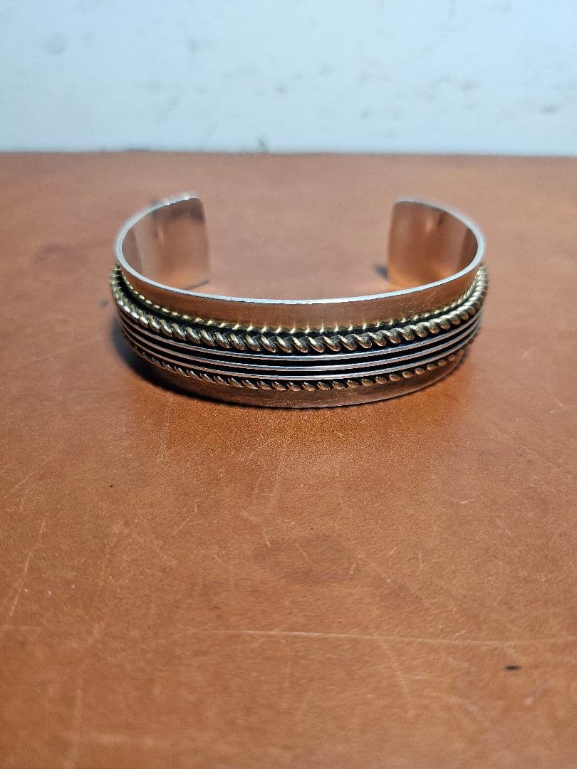 ゆ*う様 レア　TOM HAWK 2ライン12KGFツイストロープバングル　ナバ