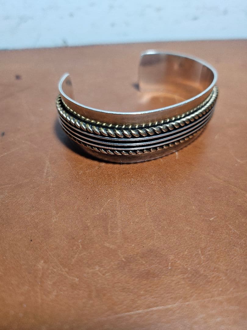 ゆ*う様 レア　TOM HAWK 2ライン12KGFツイストロープバングル　ナバ