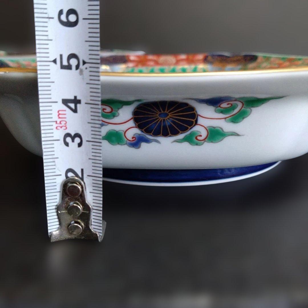 新品未使用 有田焼 幸楽窯 錦絵山水 六角深皿2枚　お祝い