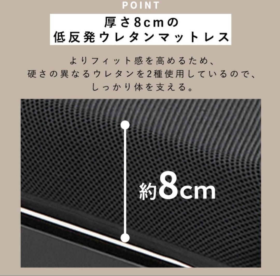 ⭐︎再値下げ⭐︎低反発ウレタンマットレス 折りたたみベッド