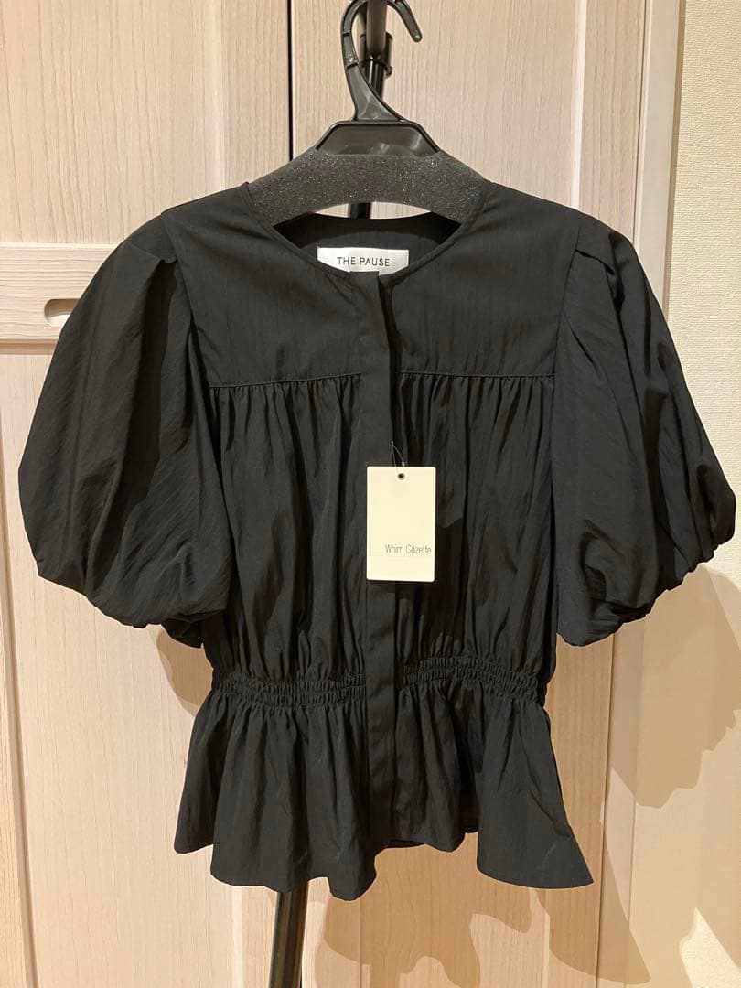 ウィムガゼット【THE PAUSE】パフスリーブブラウス