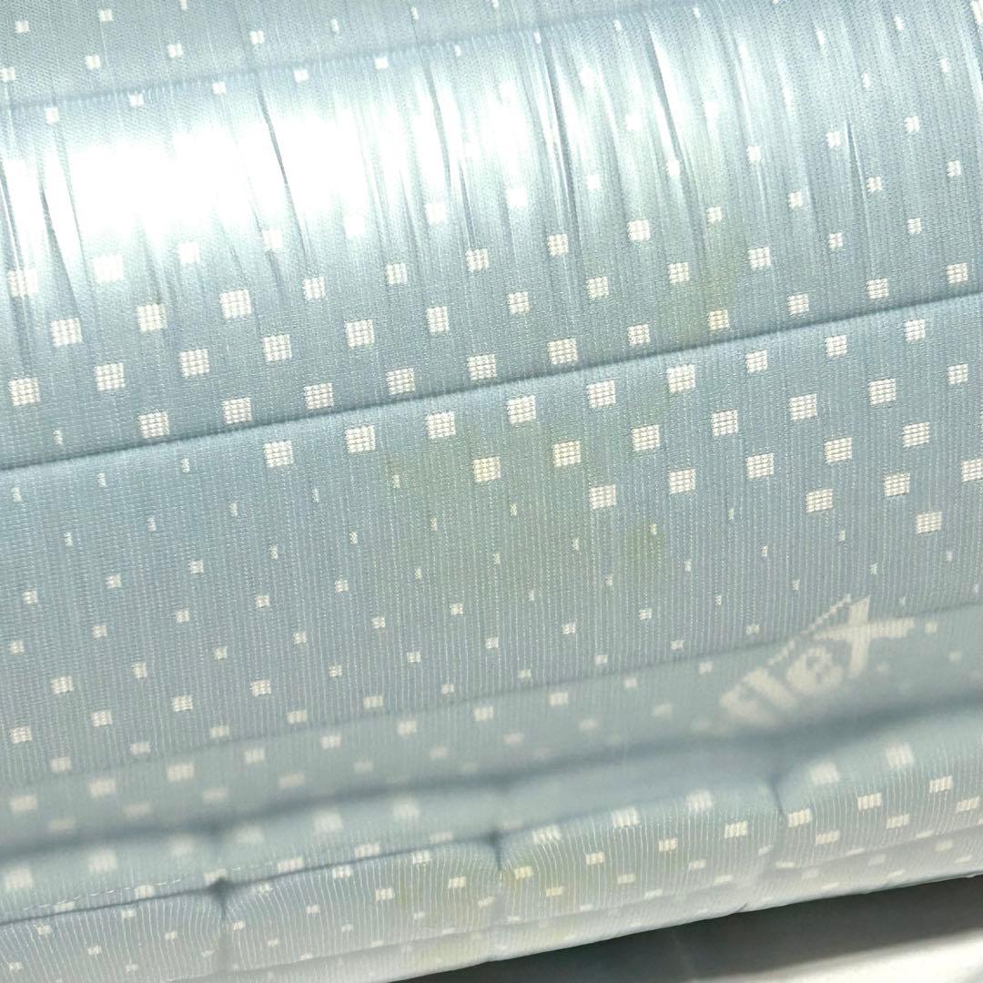 【訳あり未使用品】マットレス　シングル　マニフレックス　ふとん　ライトブルー