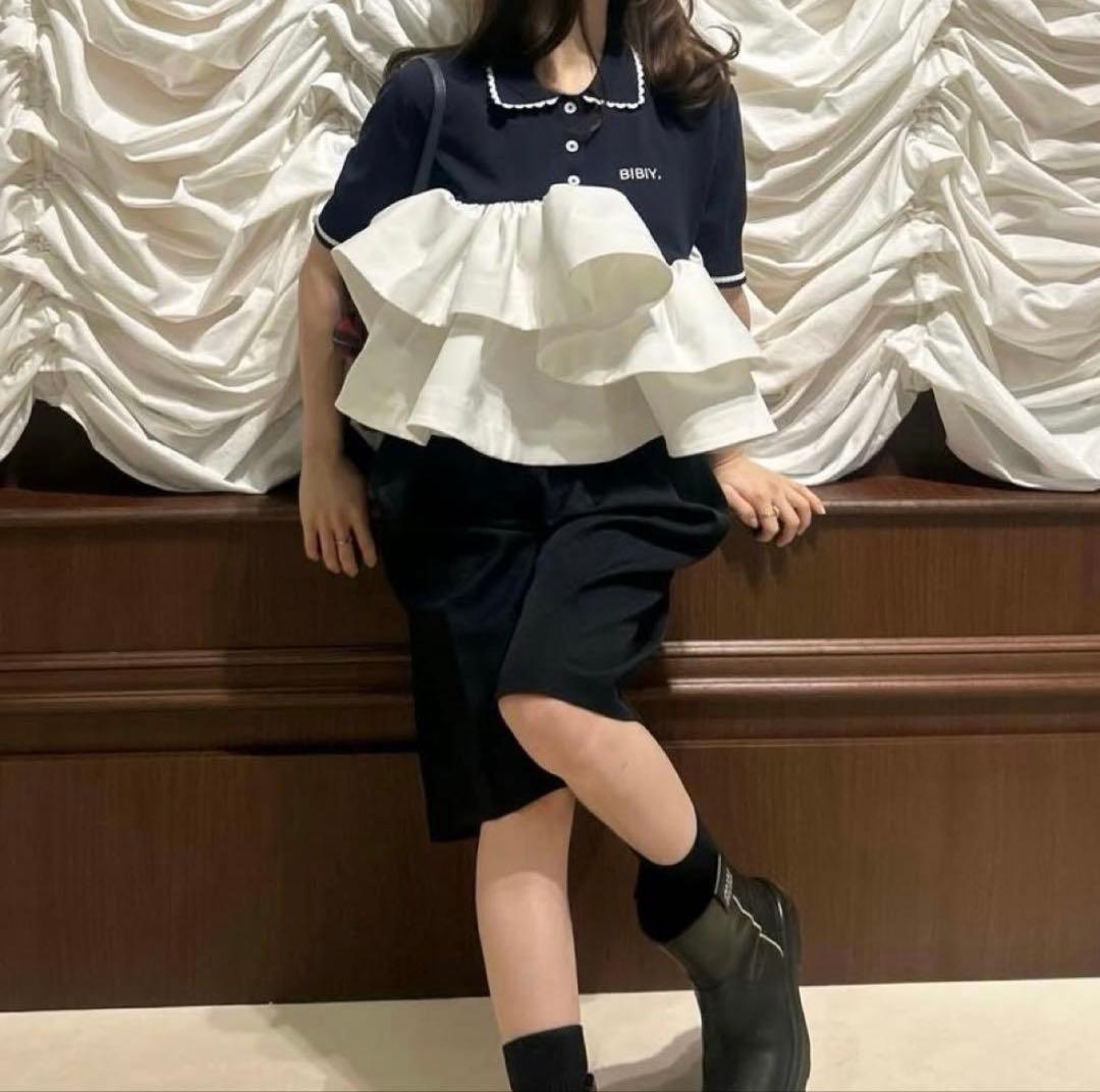 トップス Bibiy. ROSIE PEPURAMUTOP