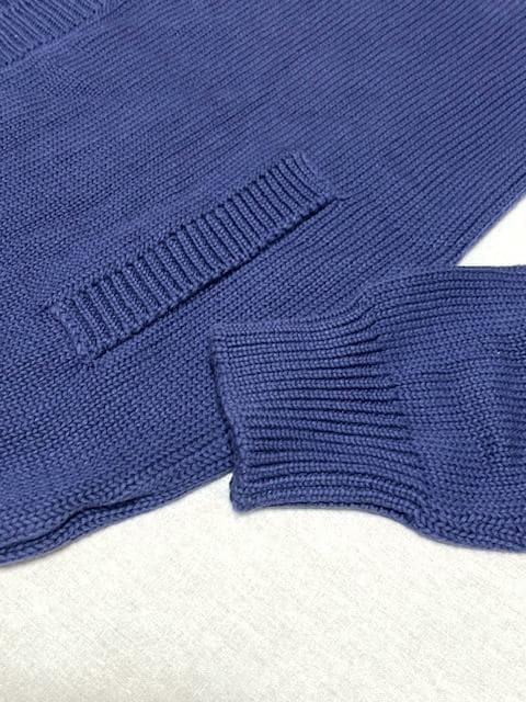 新品訳有48 ZANONE CHIOTO ネイビー コットン100%