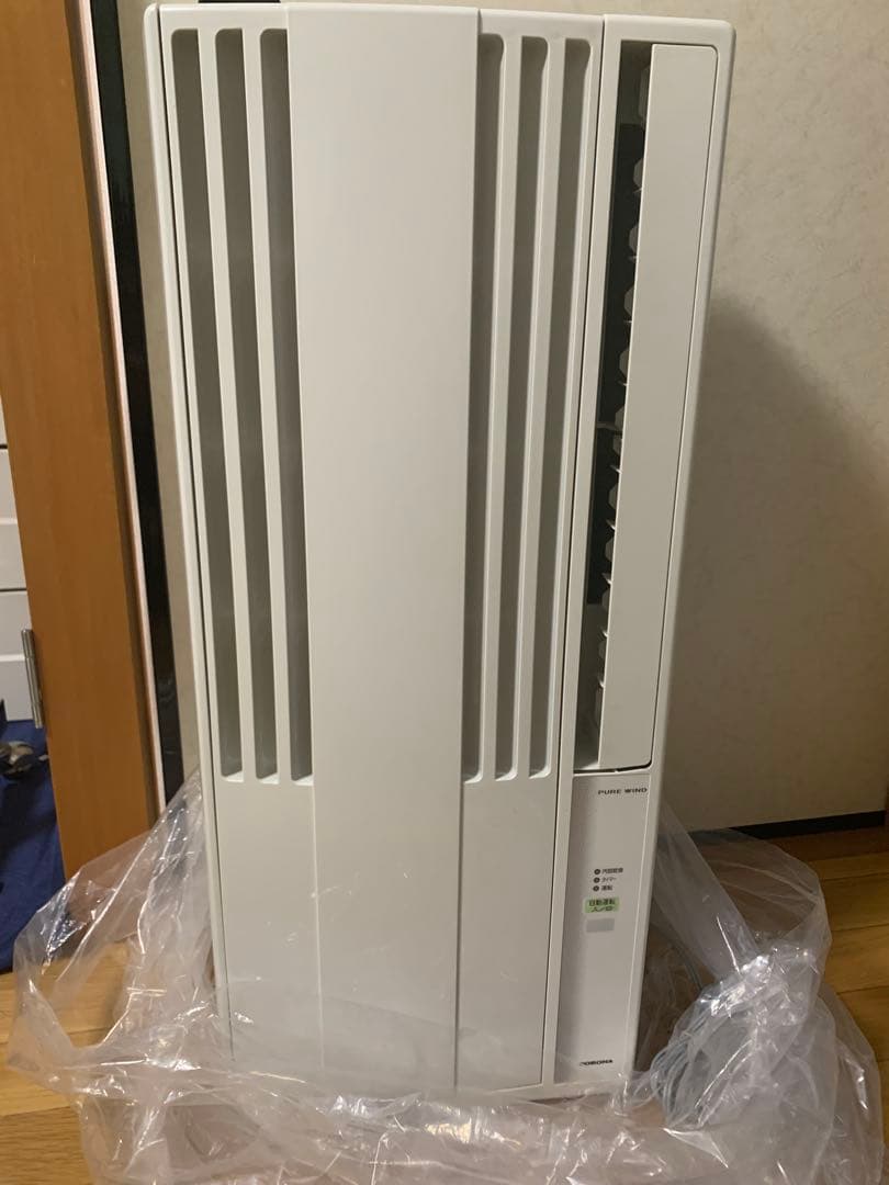 CORONA CW‑1622R ウインドエアコン 2022年製 リモコン窓枠付き
