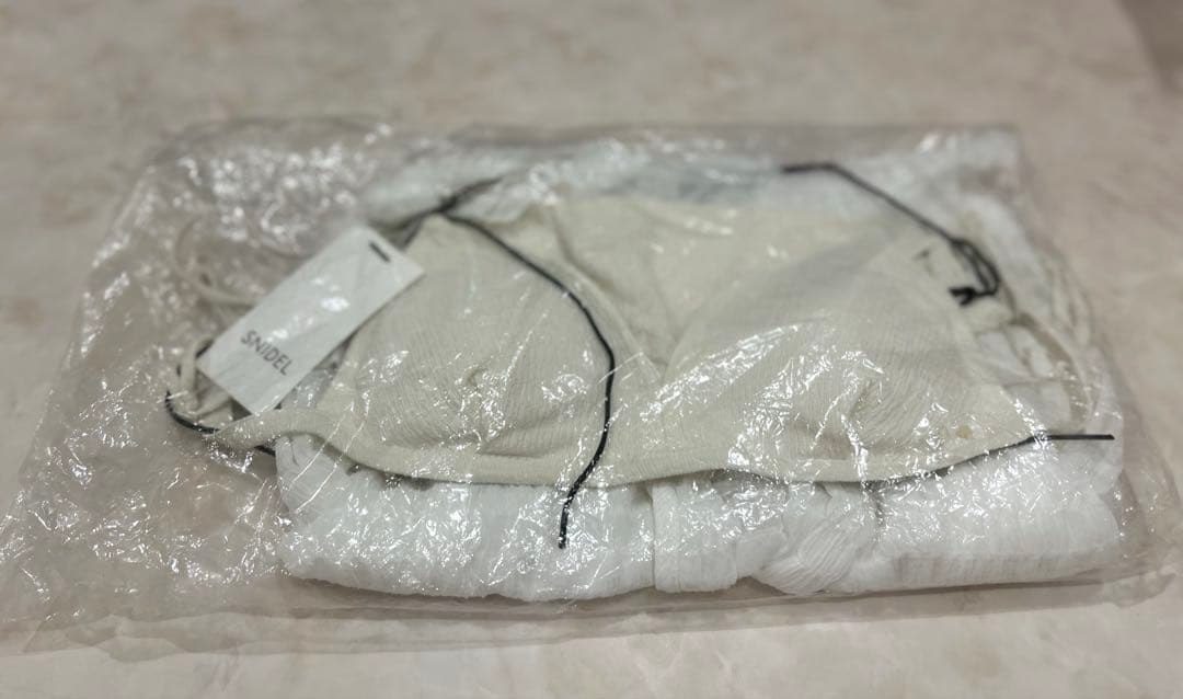 スナイデル　snidel ワンピースセットビキニ アイボリー　白　フリー★新品