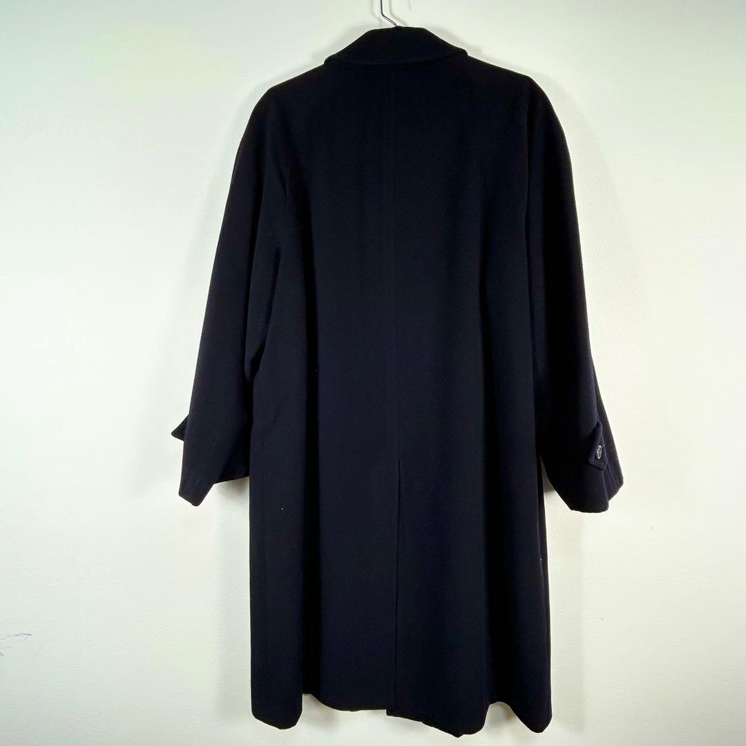 ✨美品✨ブルックスブラザーズ カシミヤ混 ステンカラーコート ブラック M相当