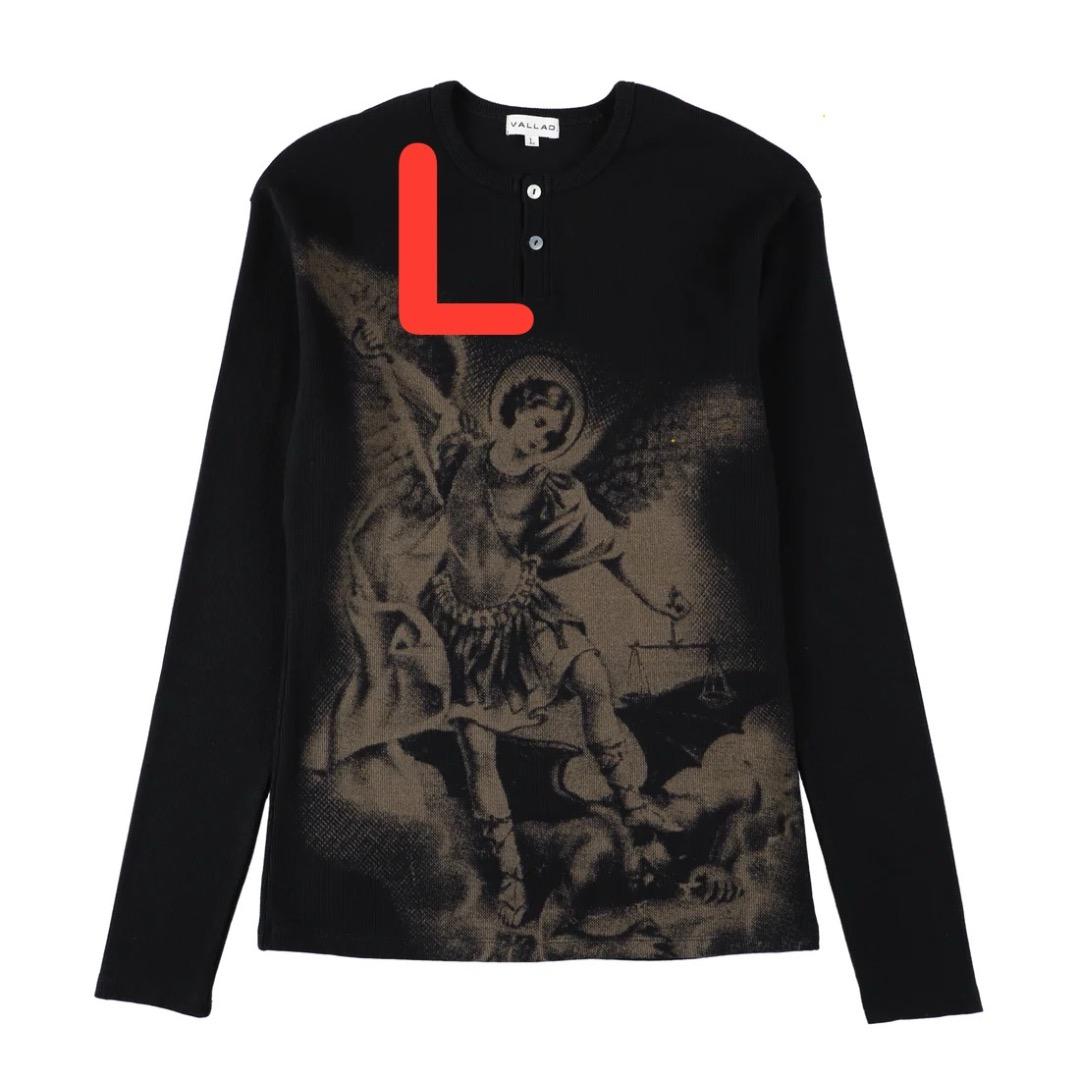 VALLAD V.HENRY NECK L/S ブラック iO着用 サーマル