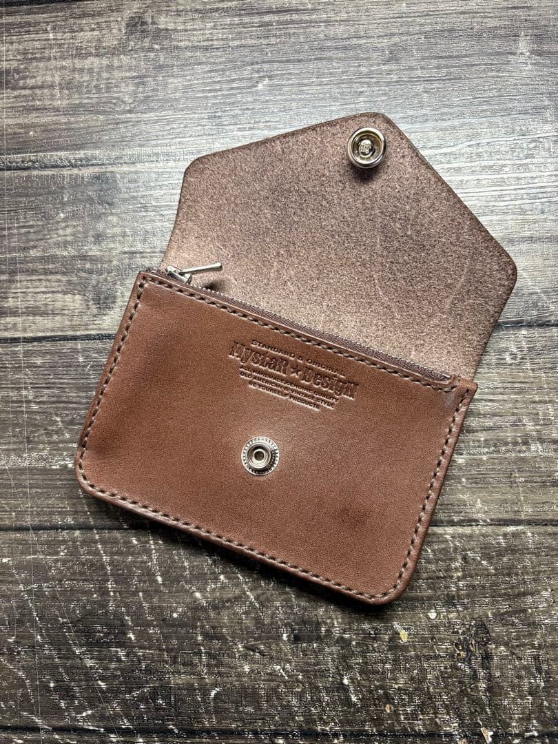 栃木サドルレザー　ショートトラッカーウォレット　BR