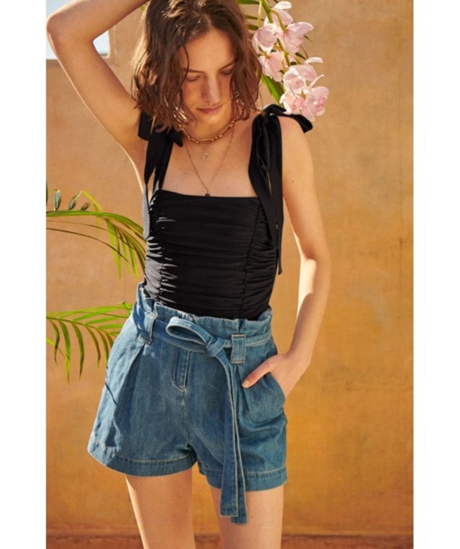 【新品タグ付き】Estella.K リボンワンピース水着