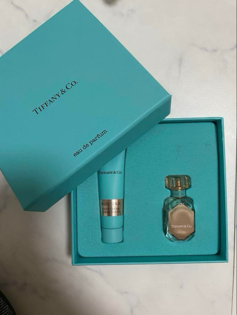 Tiffany & Co. 香水＆ハンドクリームセット ローズミニギフトボックス