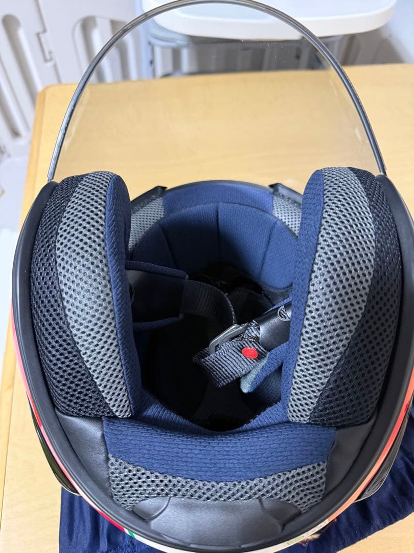 未使用 Arai VZ-RAM WEDGE レッド Sサイズ ジェットヘルメット