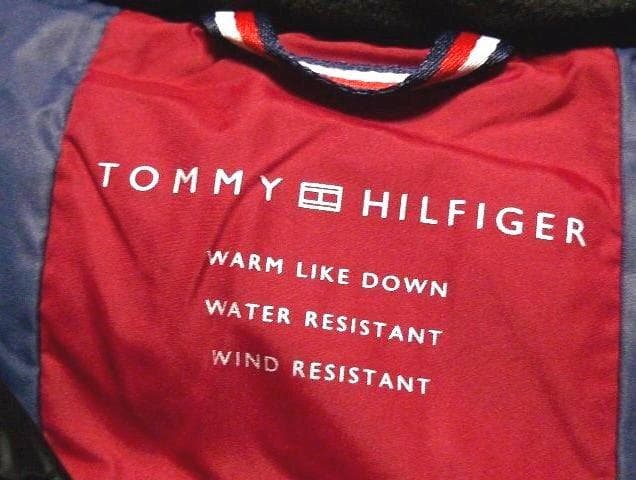 【大きい】XL・XXL位日本サイズ位トミーヒルフィガーUS限定ダウンジャケット黒