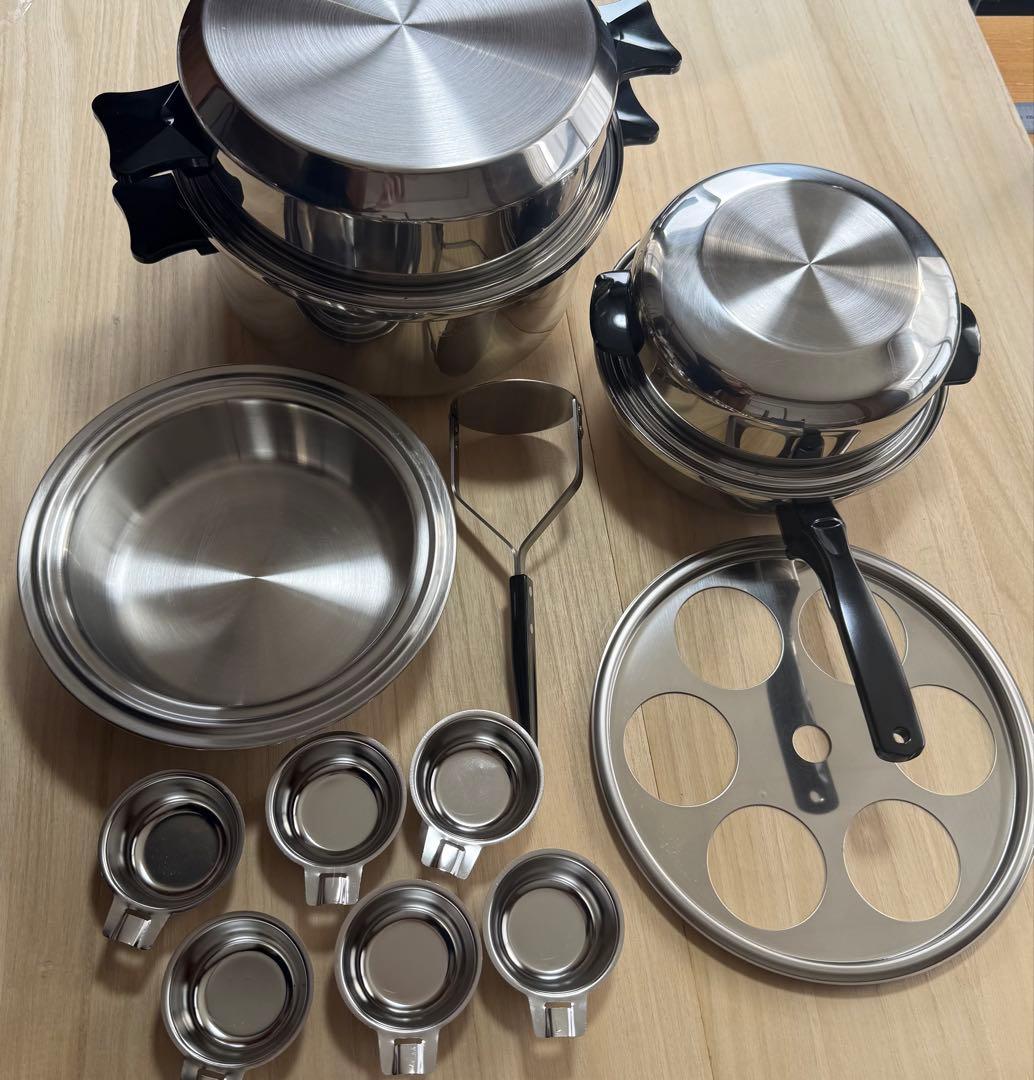 【新品未使用】インコア　フライパンセット　INKOR USA製