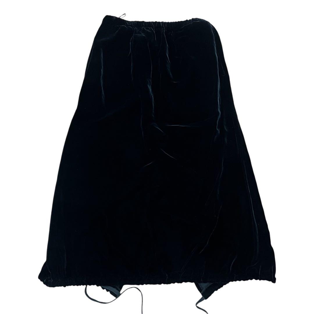 robe de chambre コムデギャルソン　ベロアスカート　日本製