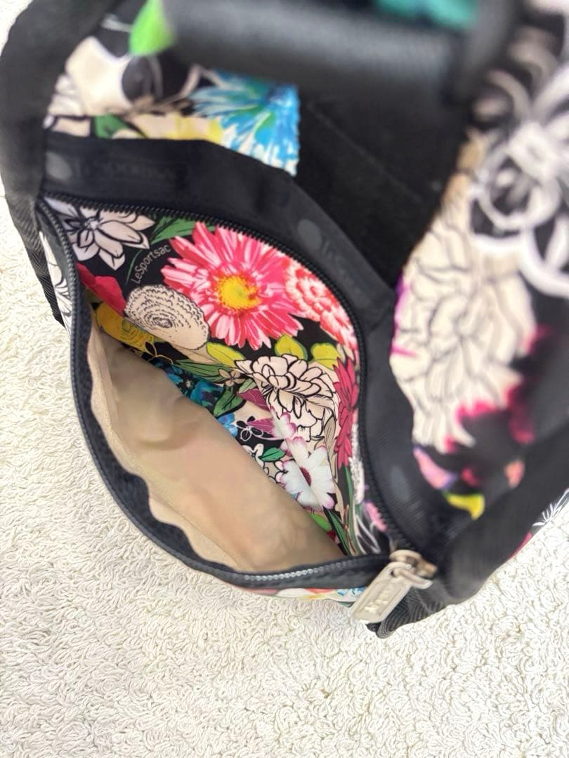 【未使用】LESPORTSAC レスポートサックボタニカル柄 ボストンバック
