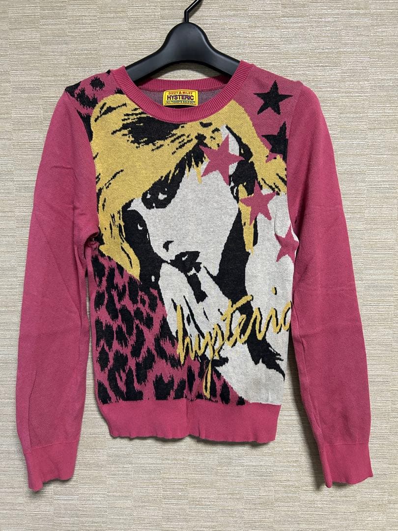 ヒステリックグラマーNEW WAVEジャカードショート丈 プルオーバー