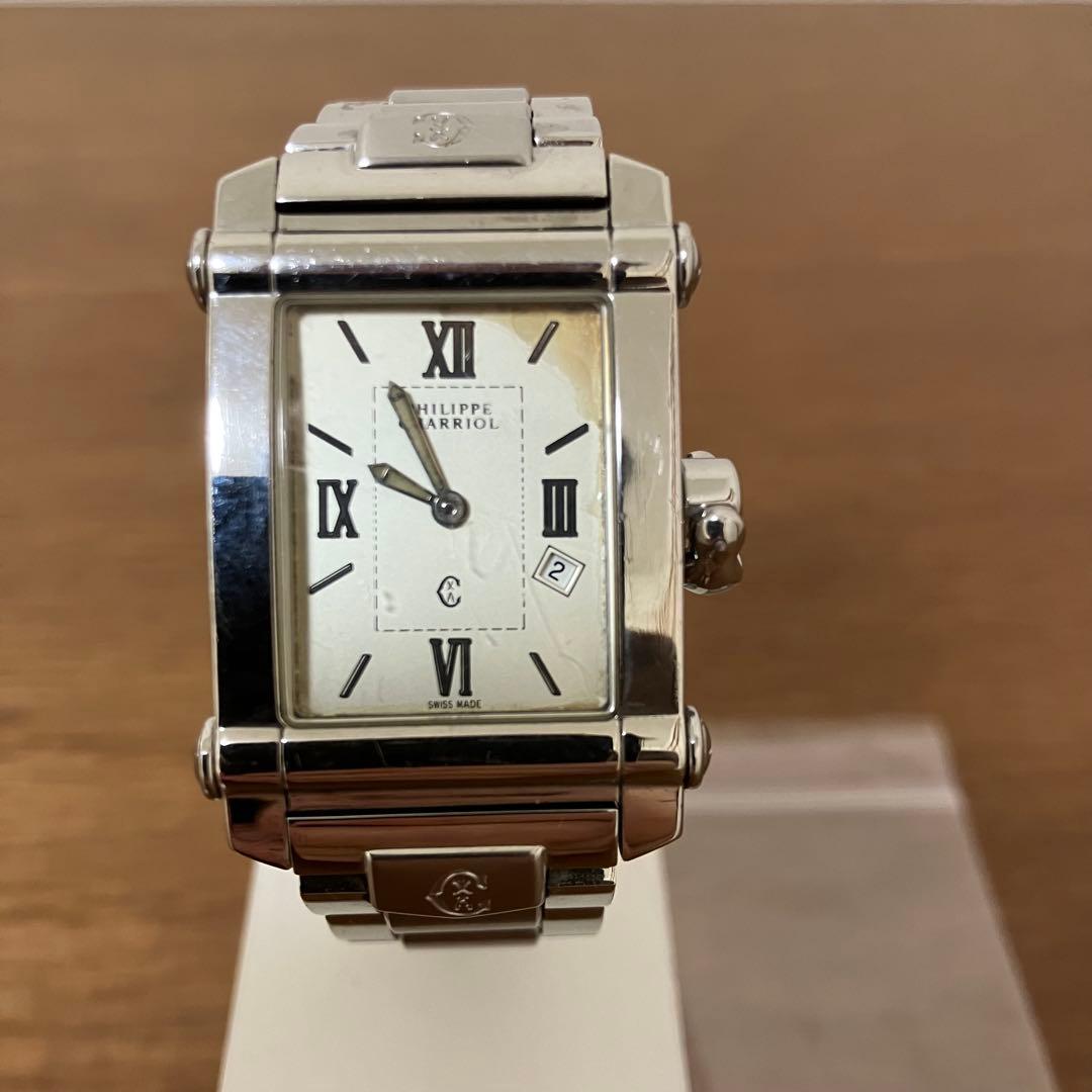 Kan kanPHILIPPE CHARIAL クオーツ腕時計 メンズ