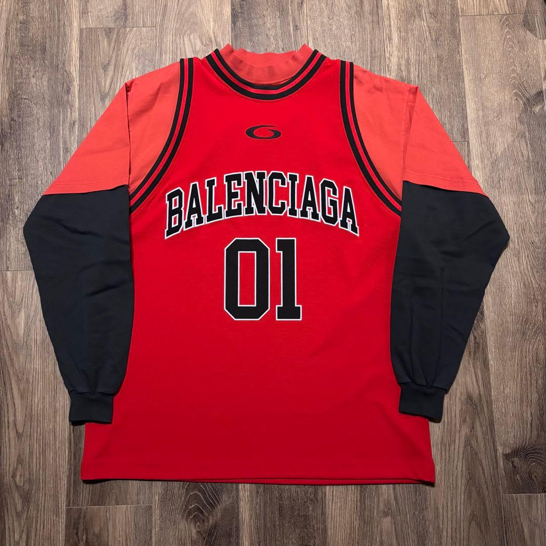 BALENCIAGA バレンシアガ　レイヤードユニフォームロングスリーブ　ロンT