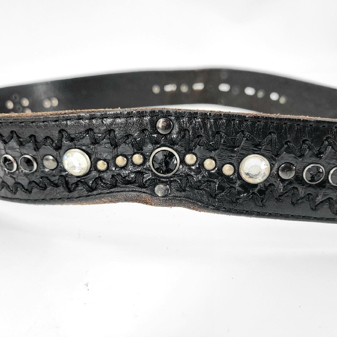 良品 TornadoMart トルネードマート ベルト ブラック スタッズ