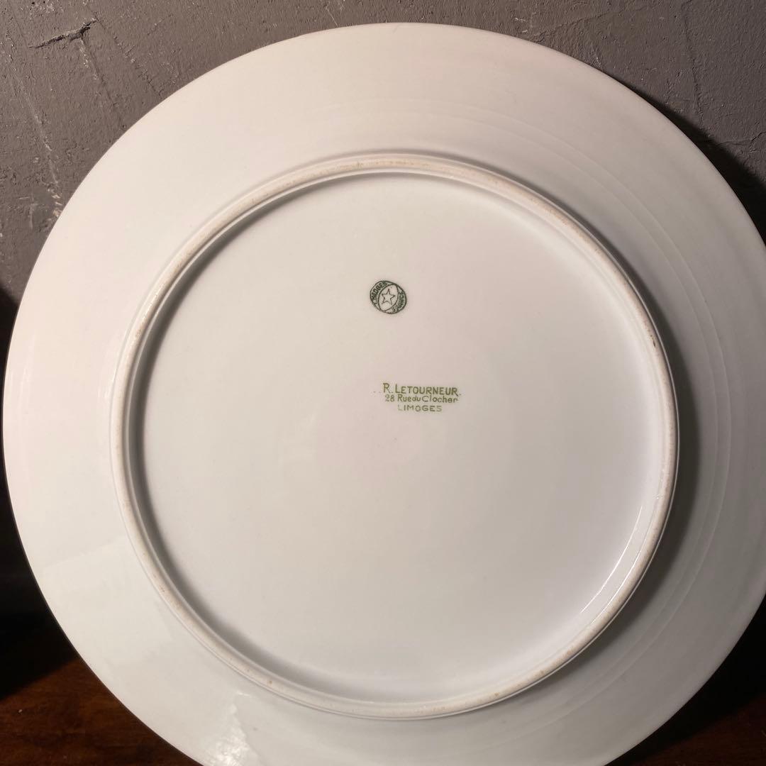 稀少 Limoges ルネ・レトゥヌール 23cmプレート 8枚 ヴィンテージ
