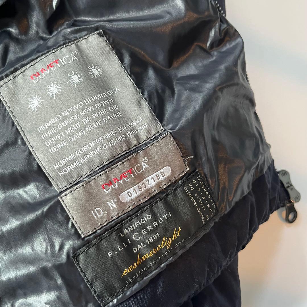 デュベティカ カシミヤ ウール　ダウン パーカー 42 XL フード フーディ