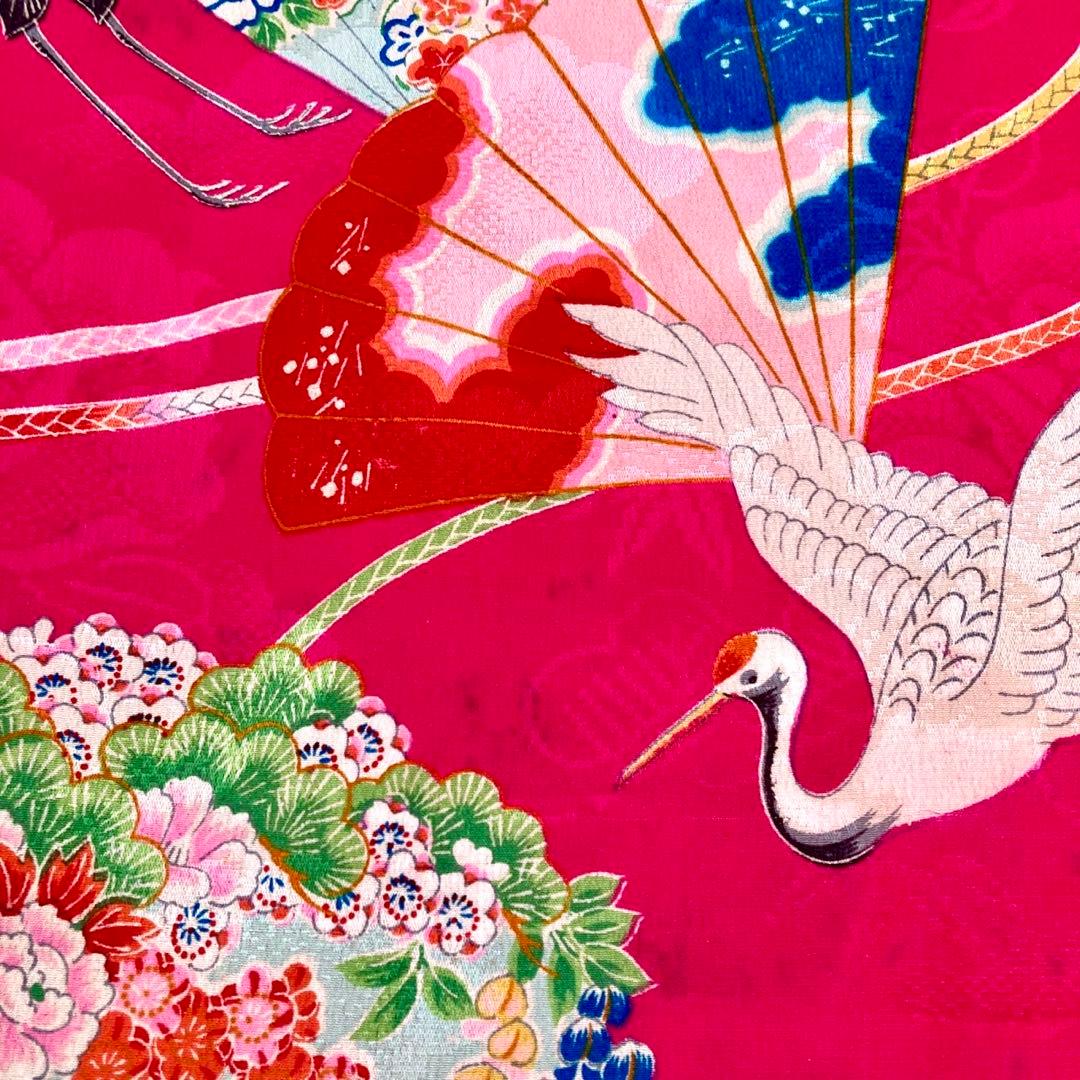 アンティーク7歳 女の子 子供着物 七五三 アンティーク着物 NO42