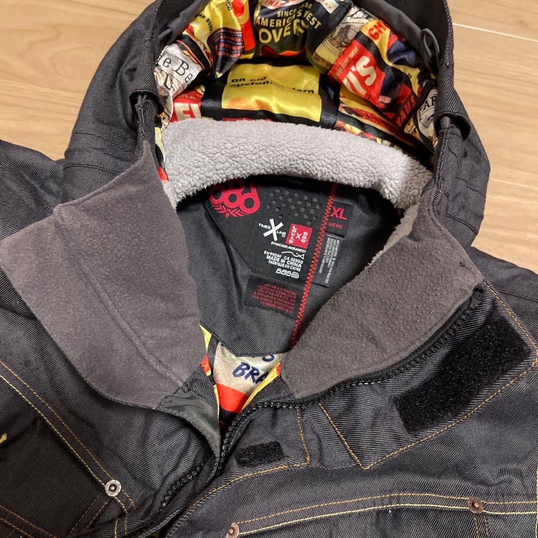 【激レア】LEVI'S 686 RECCO デニム スノーボードジャケット XL