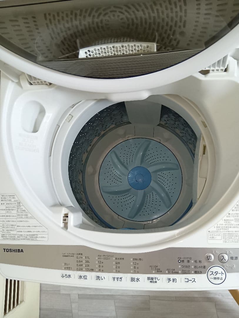 東芝 洗濯機　6kg　2021年製 　 AW-6G9(ｗ）