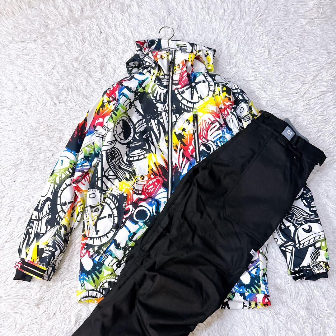 極美品　sands サンズ　スノーボードウェア 上下セット　メンズ M