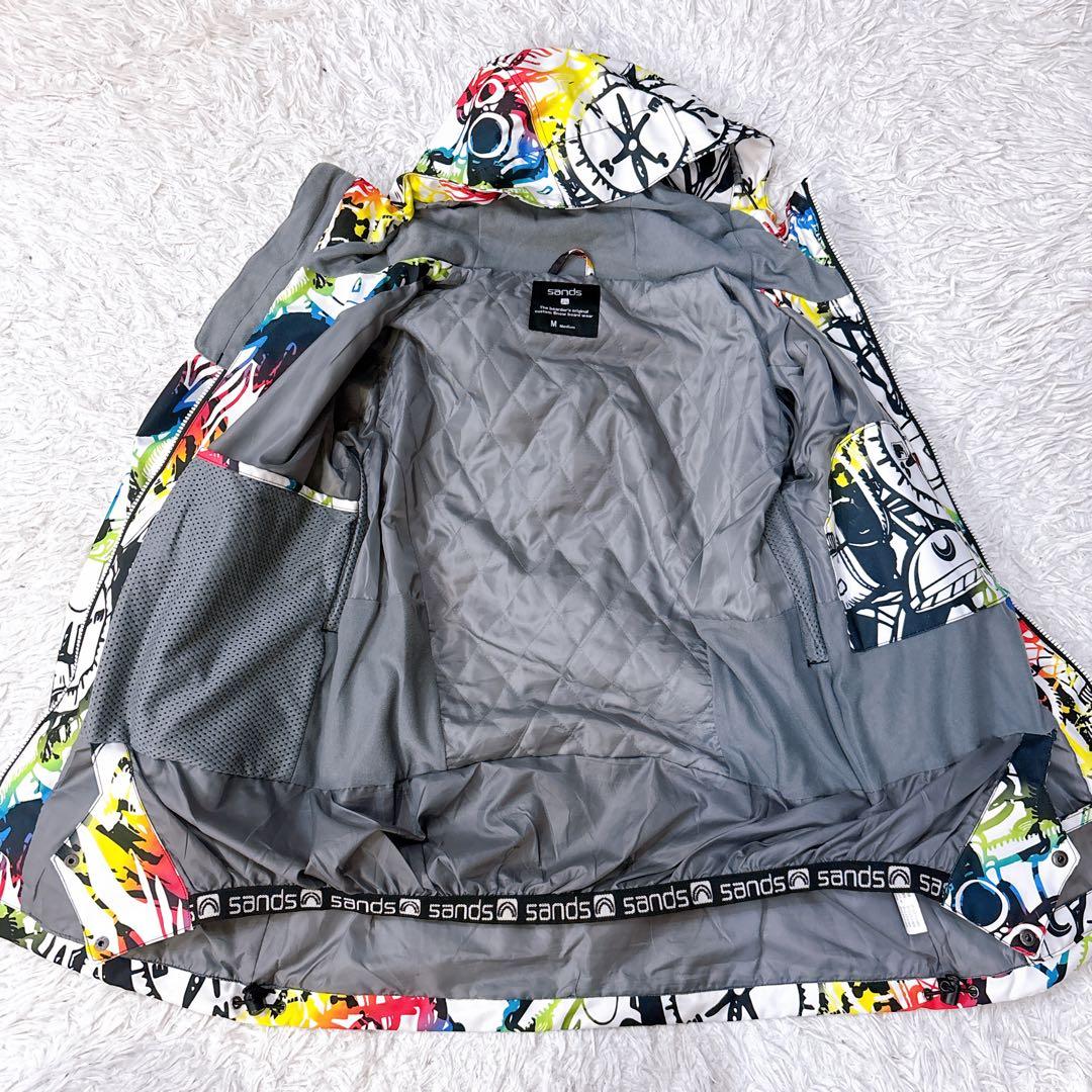 極美品　sands サンズ　スノーボードウェア 上下セット　メンズ M