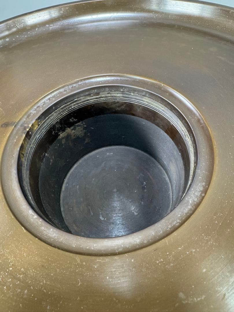 いけばな　池坊　鋳銅花器　陵山在銘 銅薄端　古流　未生流　龍生派 花瓶　華道具