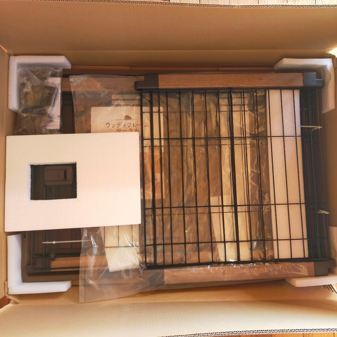 ウッディフレームサークル M　SWS-900D　DCM　犬用サークル