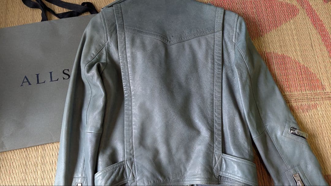 ALLSAINTS ライダース レザージャケット キルティング