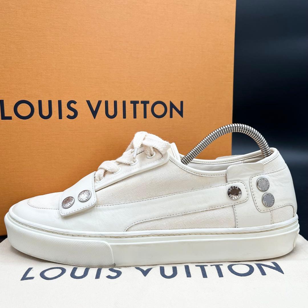 美品✨ ヴィトン キャンバススニーカー メンズ 25cm相当
