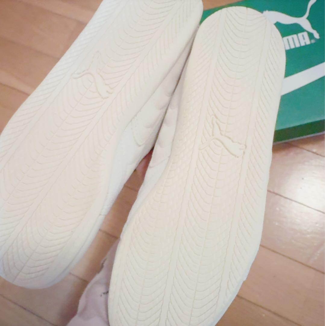 PUMA スピードキャットOG ホワイト スニーカー 23