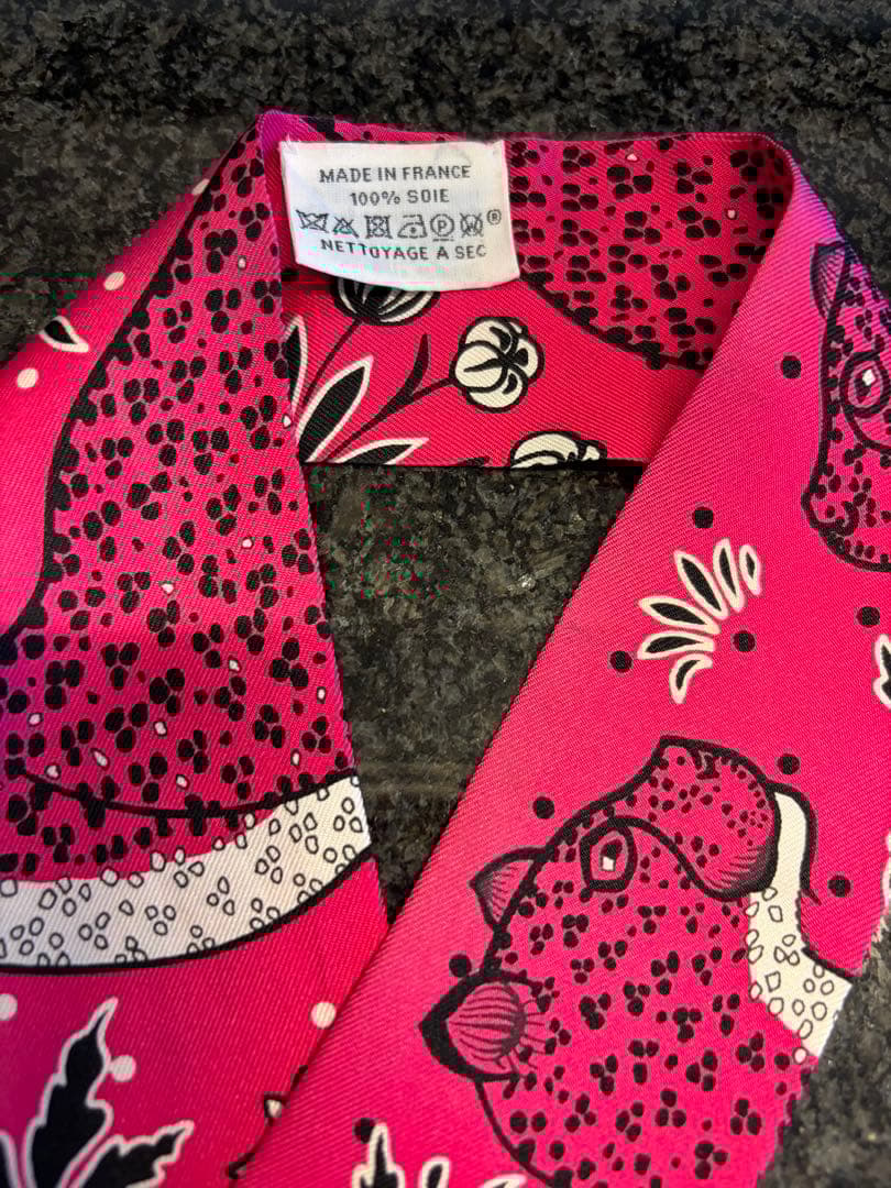 HERMES ツイリー 2本セット スカーフ エルメス オレンジ箱付き 美品