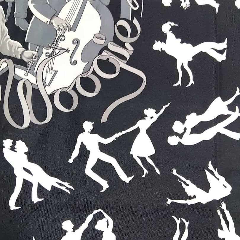 P*a様 レア エルメス HERMES スカーフ カレ90 ブギウギ シルク