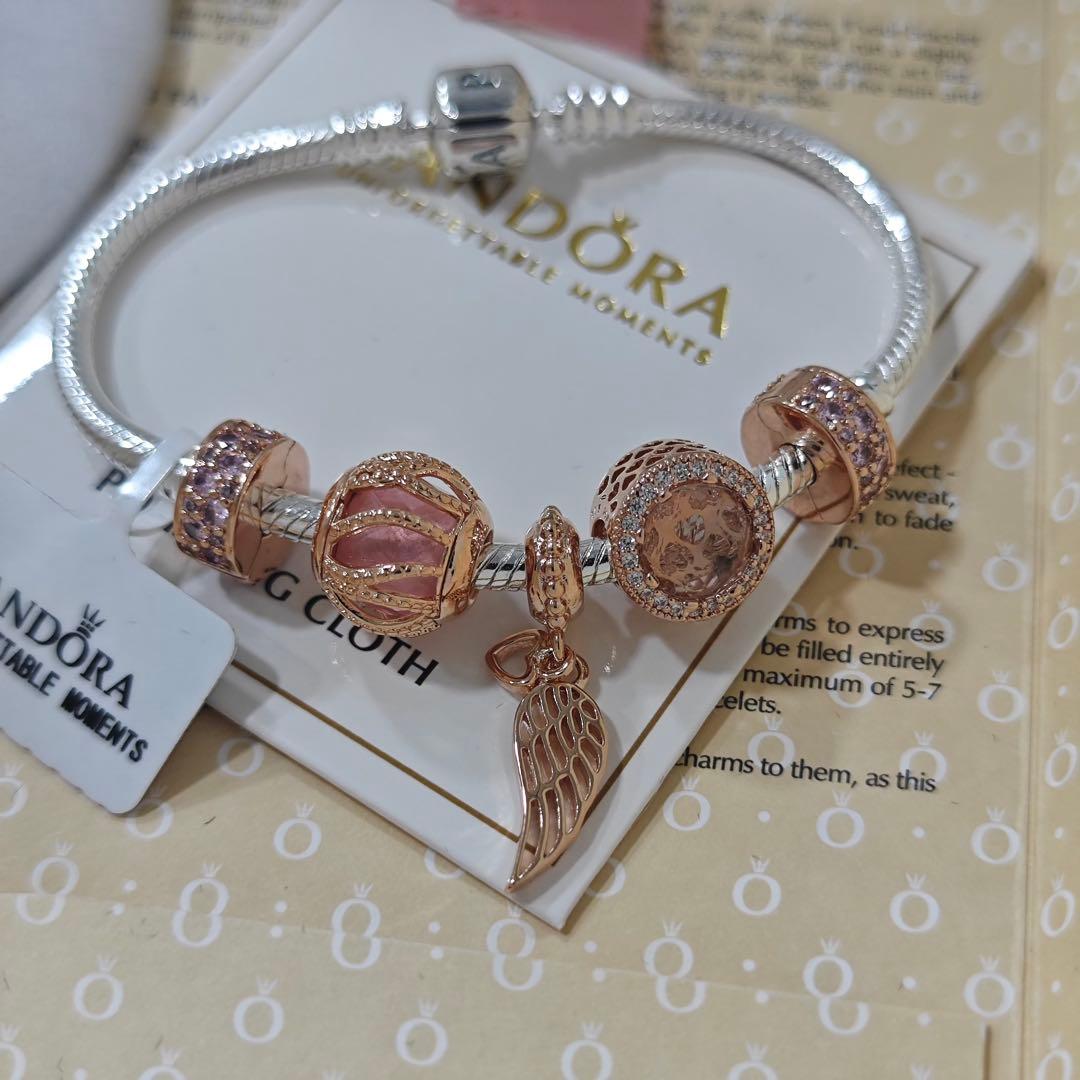 PANDORA シルバー925 チャームブレスレット 17cm