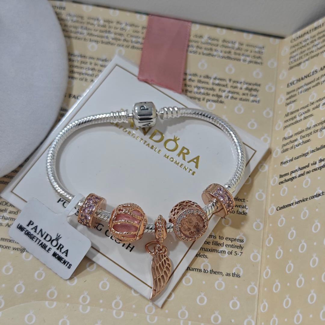 PANDORA シルバー925 チャームブレスレット 17cm