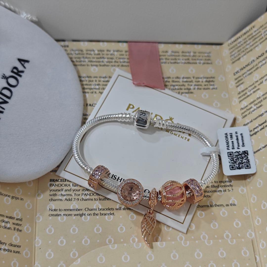 PANDORA シルバー925 チャームブレスレット 17cm