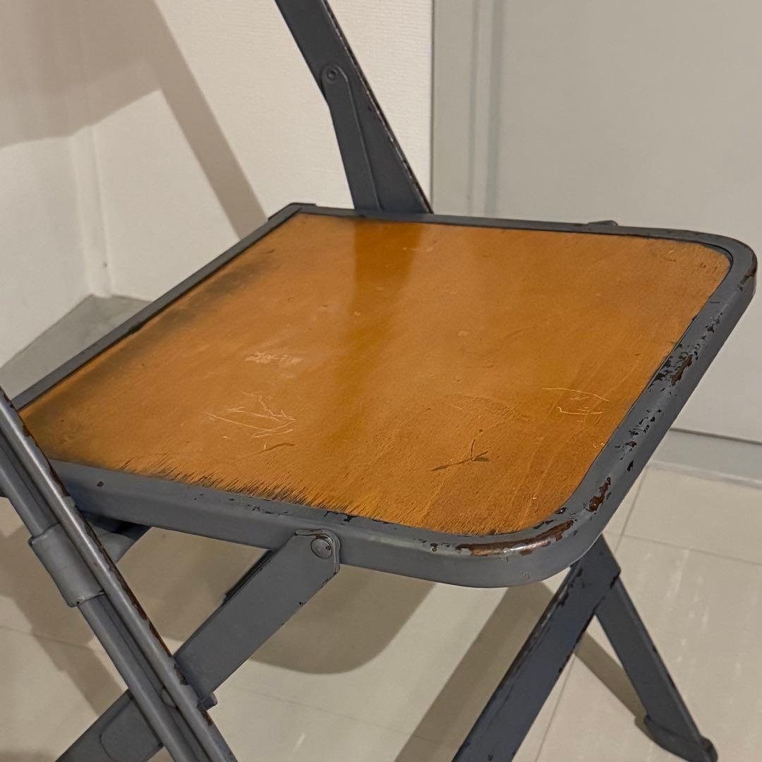 ビンテージ　折りたたみ椅子