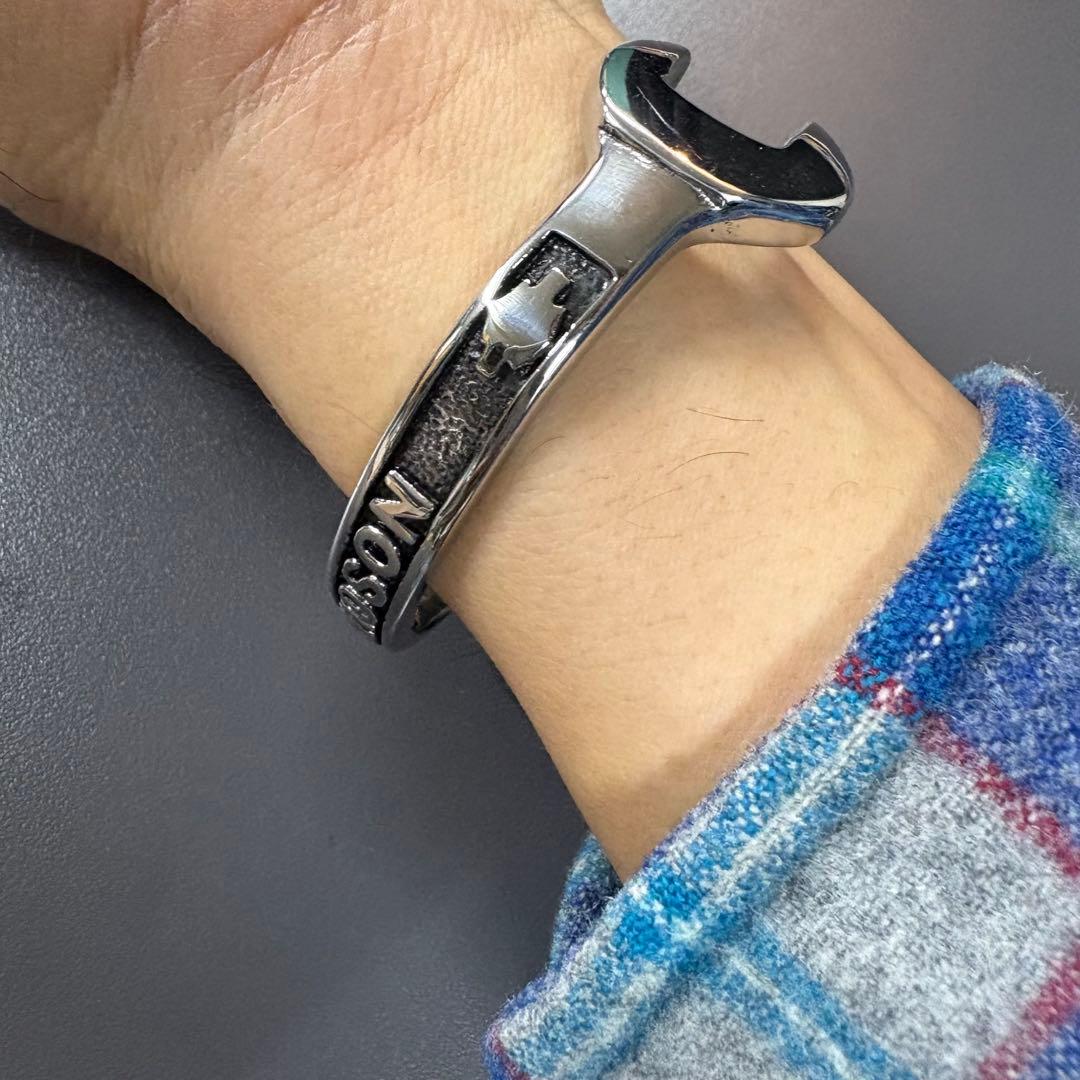 HARLEY-DAVIDSON コンビネーションスパナ バングル ステンレス