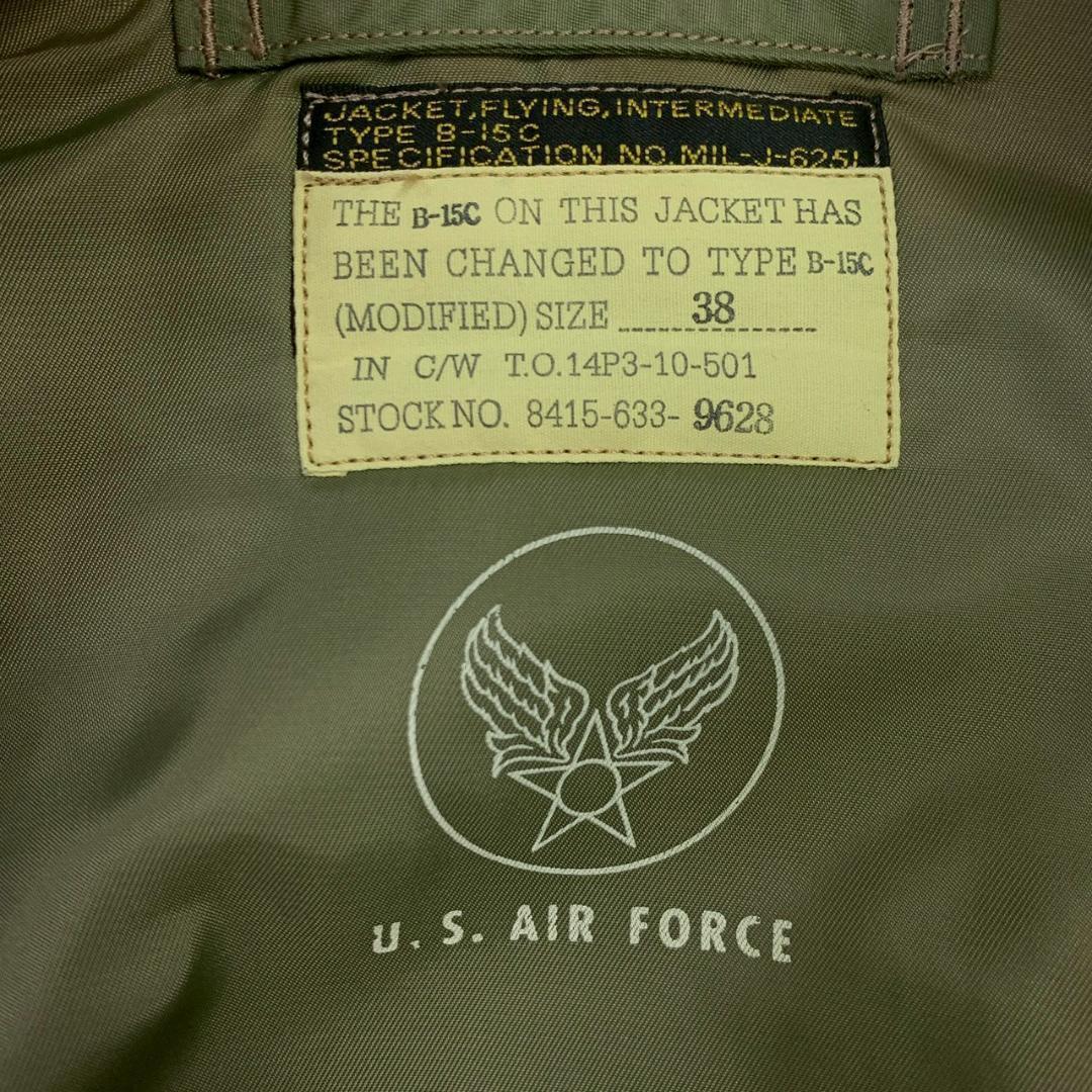 50s復刻★バズリクソンズ B-15C MOD 38 ワッペンカスタム　D853