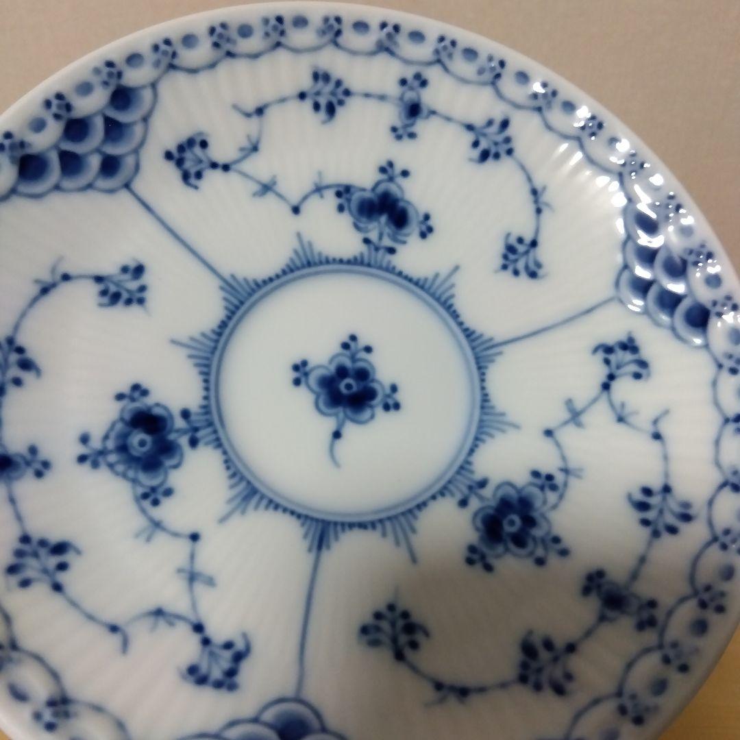  ハーフレース　カップ＆ソーサー ペア　2客