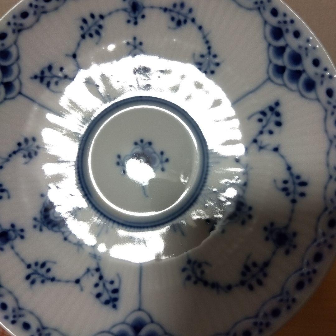  ハーフレース　カップ＆ソーサー ペア　2客