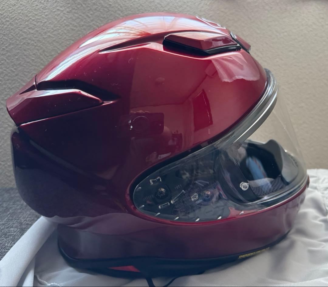 SHOEI フルフェイスヘルメット Z-8 ワインレッド　Lサイズ